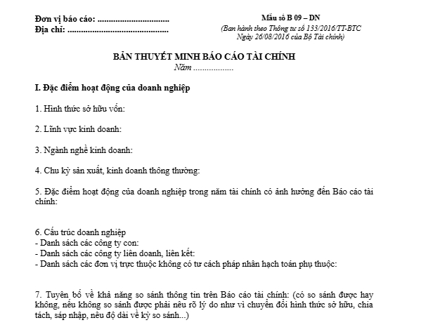 mau-thuyet-minh-bao-cao-tai-chinh