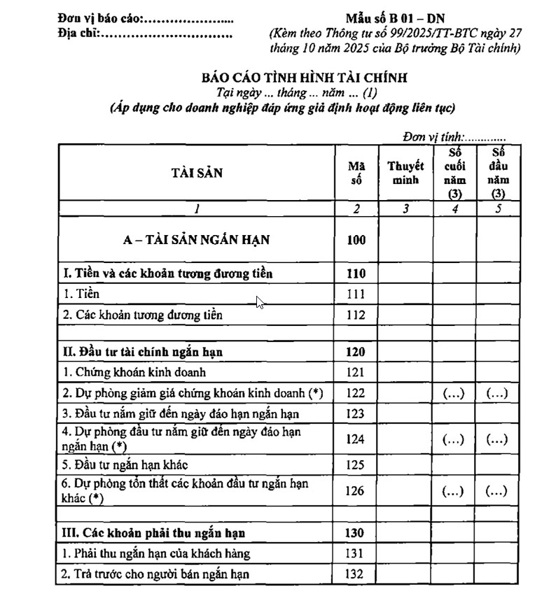 mau-bao-cao-tinh-hinh-tai-chinh-theo-thong-tu-99