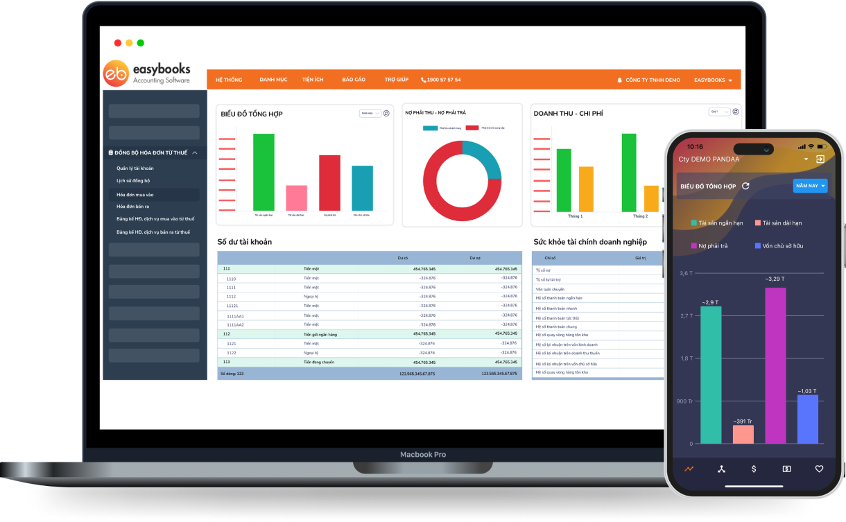 Phần mềm kế toán Easybooks - Đơn giản hoá công tác kế toán