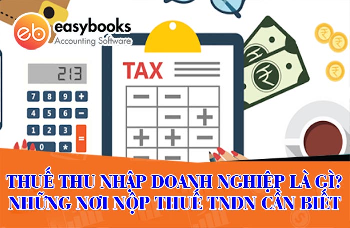 Thuế thu nhập doanh nghiệp là gì? Những nơi nộp thuế TNDN cần biết - Easybooks - Phần mềm kế toán online dành cho mọi doanh nghiệp