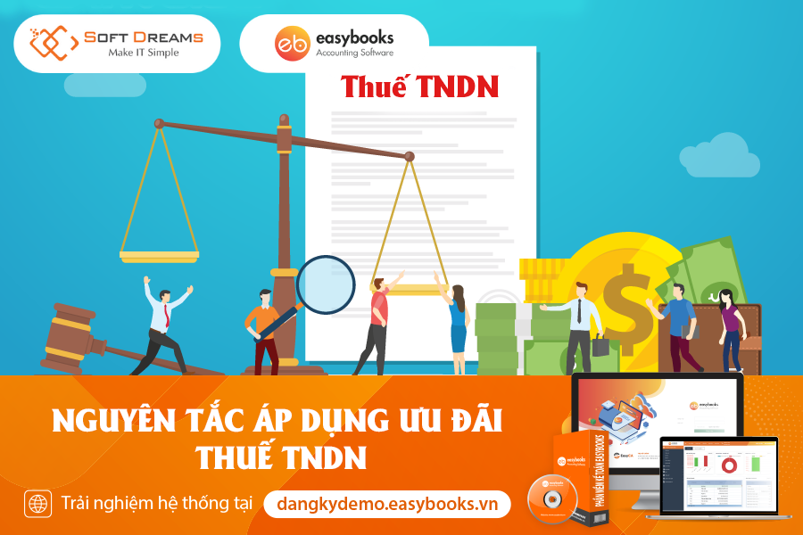 Nguyên tắc áp dụng ưu đãi thuế TNDN